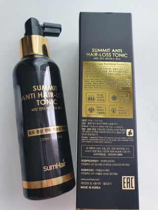 썸헤어 / SUMHAIR 썸헤어 써밋 안티 헤어로스 토닉 — 5점을 준 리뷰어가 2021년 5월 올린 사용 사진