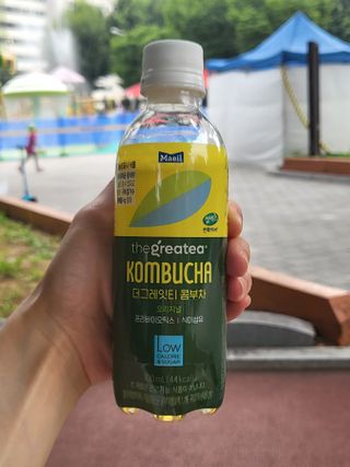 더그레잇티 콤부차 [매일유업] 더그레잇티 44kcal 콤부차 300ml *12개입 (오리지널 6개+베리리치 6개) — 4점을 준 리뷰어가 2023년 8월 올린 사용 사진