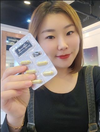 메디타민 원헌드레드 그린프로폴리스 — 5점을 준 리뷰어가 2021년 11월 올린 사용 사진