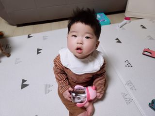 유비맘 트라이탄 코니빨대컵_컬러 랜덤 발송 — 5점을 준 리뷰어가 2020년 12월 올린 사용 사진