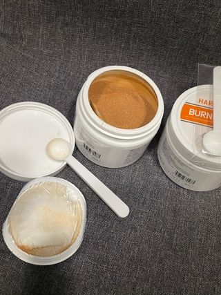 뉴트리션팩토리 하드코어버닝티 오리지널 — 5점을 준 리뷰어가 2021년 8월 올린 사용 사진