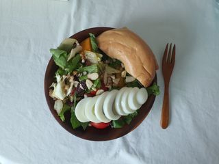 참살이도시락 작심삼일 샐러드도시락 3개 맛보기 새벽배송 또는 택배배송 — 4점을 준 리뷰어가 2021년 9월 올린 사용 사진