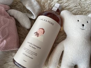 라라앤모어 유아 액체세제+세탁기클리너 — 5점을 준 리뷰어가 2022년 3월 올린 사용 사진