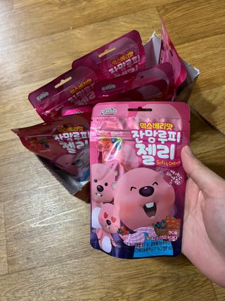 [팔도] 잔망루피젤리 믹스베리맛 42g 8개 — 5점을 준 리뷰어가 2022년 3월 올린 사용 사진