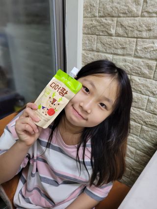 [몸엔용] 우리 아이 건강간식, 달콤한 녹용곤약젤리 디어팡 4종 — 5점을 준 리뷰어가 2022년 4월 올린 사용 사진