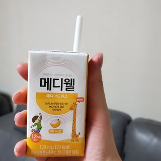 메디웰 페디아드링크 미니 바나나맛 — 4점을 준 리뷰어가 2022년 8월 올린 사용 사진