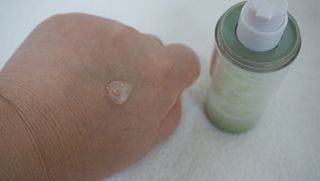 김정문알로에 큐어 큐어 알로에 리프레쉬 젤리 세럼, 큐어 알로에 하이드로 젤리 크림 — 5점을 준 리뷰어가 2021년 2월 올린 사용 사진