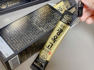 [광동제약] 광동 광옥고 홍삼 본 30포+쇼핑백 증정 — 5점을 준 리뷰어가 2021년 12월 올린 사용 사진