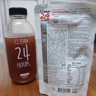 클린24시간 1BOX(5포) + 전용보틀(500ml) — 3점을 준 리뷰어가 2023년 6월 올린 사용 사진