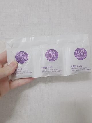 예진약방 그날을 위한 맞춤형 한방 건강식품 (4종) — 5점을 준 리뷰어가 2022년 6월 올린 사용 사진