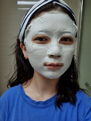 아이디플라코스메틱 페이스핏 플라스터 마스크 _ 리뉴얼 — 5점을 준 리뷰어가 2021년 10월 올린 사용 사진