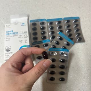메디포스트 모비타 아쿠아셀 엔초비오메가3 60캡슐 — 5점을 준 리뷰어가 2022년 11월 올린 사용 사진
