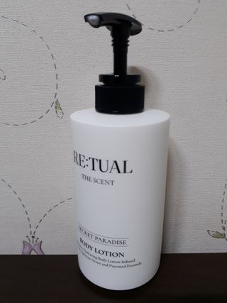 레츄얼 더 센트 바디로션 시크릿 파라다이스(500ml) — 3.5점을 준 리뷰어가 2022년 6월 올린 사용 사진