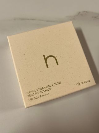 하멜 비건 아쿠아 글로우 제로핏 쿠션 — 5점을 준 리뷰어가 2022년 8월 올린 사용 사진