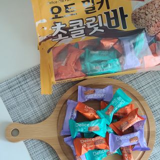 델리스 오트 밀키 초콜릿 바 — 5점을 준 리뷰어가 2022년 4월 올린 사용 사진