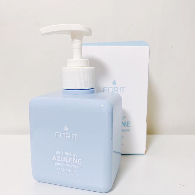 포잇 블루에너지 아줄렌 대용량 수분크림300ml 리뷰 사진