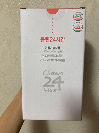 클린24시간 1BOX(5포) + 전용보틀(500ml) — 4점을 준 리뷰어가 2022년 10월 올린 사용 사진