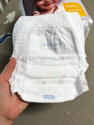 쿠잉 에어드라이  풀커버 팬티기저귀 (L/XL/XXL/XXXL) 1팩 — 5점을 준 리뷰어가 2022년 12월 올린 사용 사진