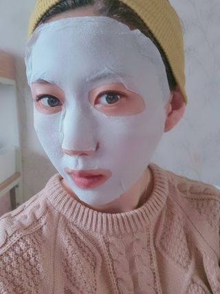 아이디플라코스메틱 페이스핏 플라스터 마스크 _ 리뉴얼 — 4점을 준 리뷰어가 2021년 5월 올린 사용 사진