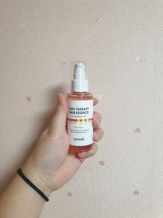 썸헤어 / SUMHAIR 썸헤어 실키 테라피 헤어 에센스 — 5점을 준 리뷰어가 2021년 4월 올린 사용 사진