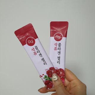 함초록 Rg+ 석류콜라겐젤리 — 5점을 준 리뷰어가 2021년 3월 올린 사용 사진