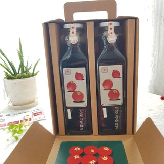 [바이윙클] 페르시아 유기농 석류 착즙주스 750ml 2병 + 선물박스 세트 — 5점을 준 리뷰어가 2022년 3월 올린 사용 사진