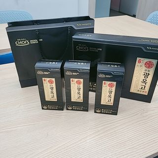 [광동제약] 광동 광옥고 홍삼 본 30포+쇼핑백 증정 — 5점을 준 리뷰어가 2021년 12월 올린 사용 사진