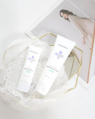 바노바기 코스메틱 바노바기 밀크씨슬 리페어 시카 폼 클렌저 플러스 120ml + 선스크린 플러스 50ml — 5점을 준 리뷰어가 2023년 7월 올린 사용 사진