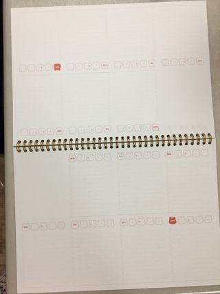 리훈 곰부 체크리스트+ 곰부 리무버블스티커 1장 — 5점을 준 리뷰어가 2021년 5월 올린 사용 사진