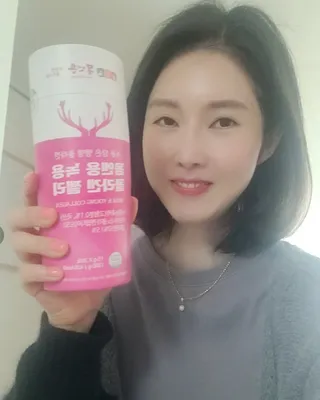 [몸엔용] 녹용 담은 탱탱 콜라겐 녹용 콜라겐 젤리 15g x 20포 — 5점을 준 리뷰어가 2022년 4월 올린 사용 사진