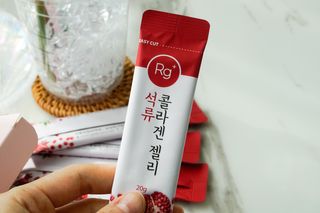 함초록 Rg+ 석류콜라겐젤리 — 5점을 준 리뷰어가 2021년 3월 올린 사용 사진