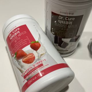 뉴트리션팩토리 닥터큐어 프리미엄쉐이크 다이어트쉐이크 — 4점을 준 리뷰어가 2021년 9월 올린 사용 사진
