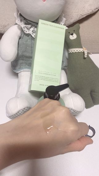 프리마인 메이크업과 들뜨는 각질까지 한방에 깐달걀로! 순하기까지한 셀베이스 그린티클렌저(200ml) — 5점을 준 리뷰어가 2023년 1월 올린 사용 사진