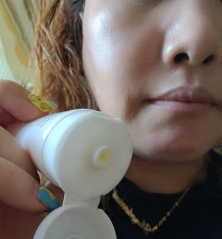 랑벨 비타 에너지 잡티 크림 75ml (피부 속 기미완화크림) — 5점을 준 리뷰어가 2022년 5월 올린 사용 사진