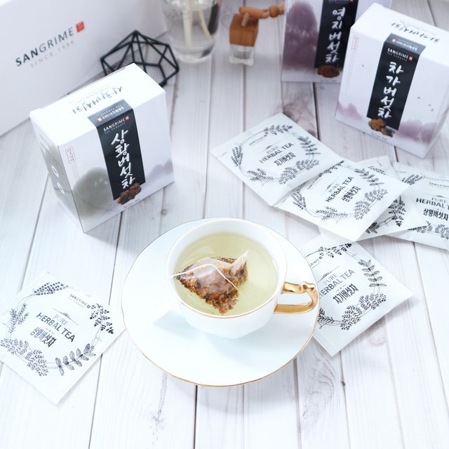산그리메 버섯차 3종 선물세트 리뷰 사진