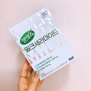 셀렉스스포츠 셀렉스 밀크세라마이드 저분자피쉬콜라겐 28포 X 1박스 — 5점을 준 리뷰어가 2021년 6월 올린 사용 사진