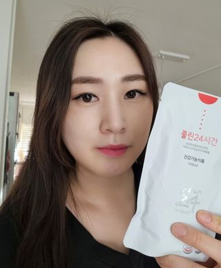클린24시간 1BOX(5포) + 전용보틀(500ml) — 5점을 준 리뷰어가 2023년 7월 올린 사용 사진