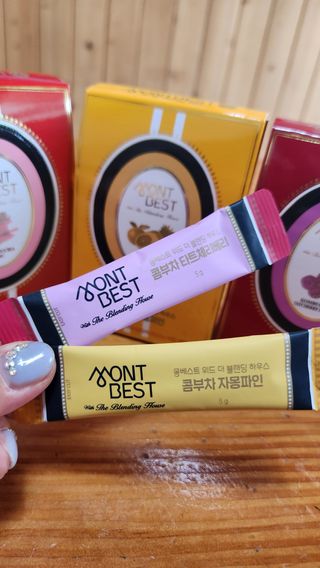 몽베스트 위드더 블랜딩 하우스 콤부차 _ 버라이어티팩 — 4.5점을 준 리뷰어가 2023년 6월 올린 사용 사진