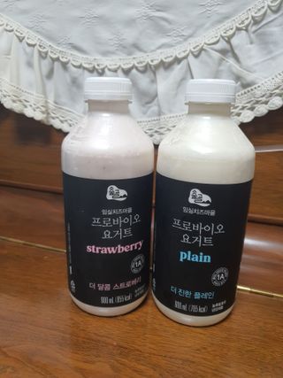 숲골 임실치즈마을 프로바이오 요거트 900ml — 5점을 준 리뷰어가 2021년 8월 올린 사용 사진