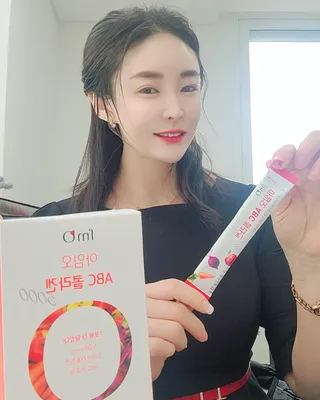 아임오 ABC 콜라겐 젤리 14포 — 5점을 준 리뷰어가 2022년 2월 올린 사용 사진