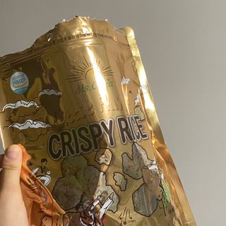 미즈꼬레아 치즈맛 누룽지크리스피 — 4.5점을 준 리뷰어가 2022년 3월 올린 사용 사진