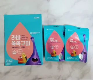 푸름웰니스 라바 쑥쑥구미 36g — 5점을 준 리뷰어가 2022년 2월 올린 사용 사진