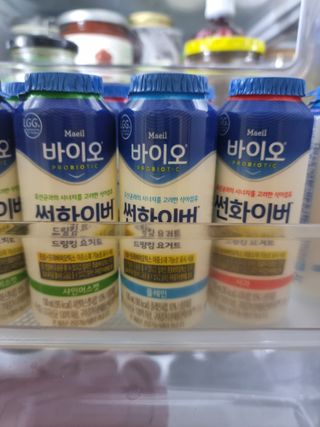 LIVE 매일바이오 썬화이버 드링킹 요거트 — 5점을 준 리뷰어가 2022년 8월 올린 사용 사진