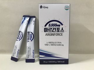 자연에온 아르긴포스 L-아르기닌 5555mg 스틱 15개입 1박스 — 4점을 준 리뷰어가 2021년 5월 올린 사용 사진