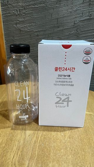 클린24시간 1BOX(5포) + 전용보틀(500ml) — 5점을 준 리뷰어가 2023년 3월 올린 사용 사진
