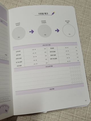 리훈 하밍이와 함께하는 숨은라인찾기 다이어트 플래너 — 5점을 준 리뷰어가 2021년 4월 올린 사용 사진