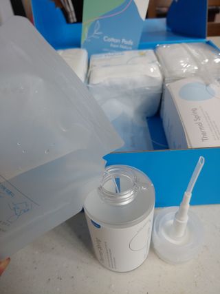 설랩수앤슈, 직접 만들어 쓰는 아기 물티슈 — 5점을 준 리뷰어가 2021년 11월 올린 사용 사진