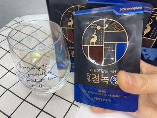 광동생활건강 [광동] 바르게 만든 녹용, 광동정녹청 — 5점을 준 리뷰어가 2022년 1월 올린 사용 사진