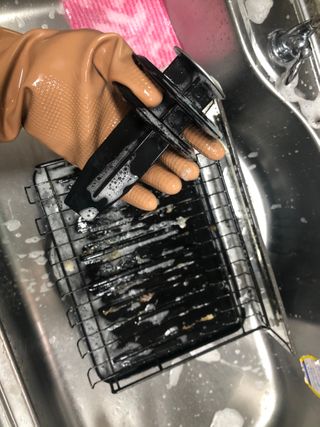 위케어 천연 주방세세, 에어프라이어세제, 다목적세정제, 발포텀블러세정제 — 5점을 준 리뷰어가 2021년 2월 올린 사용 사진