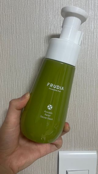 [후르디아] 아보카도 약산성 비건 여성 청결제 — 5점을 준 리뷰어가 2023년 7월 올린 사용 사진
